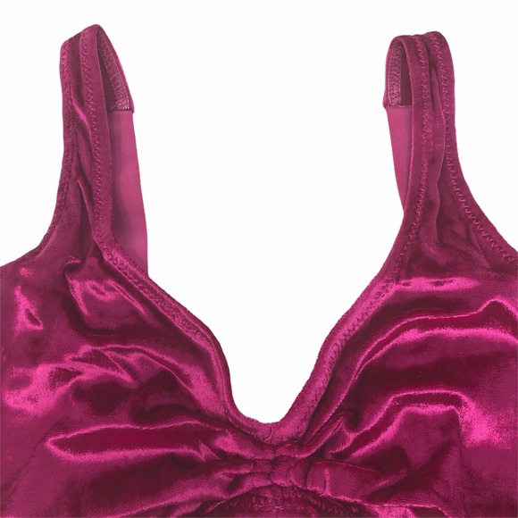 Free People Rhiannon Soft Bra in Red Berry XS - Picture 6 of 10